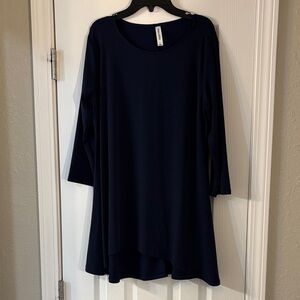 Zenana Outfitters Midnight Blue Tunic